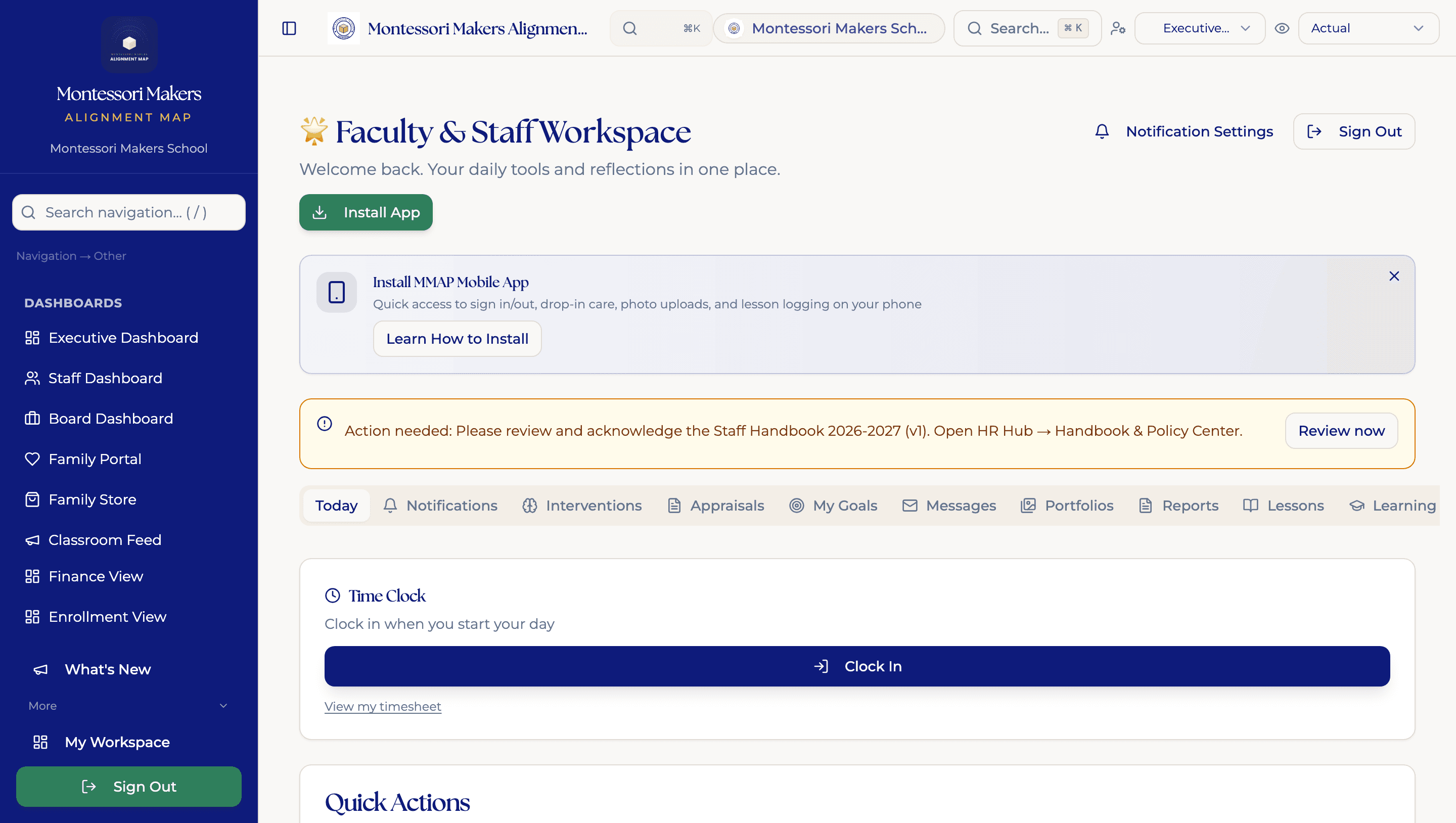 Work Cycle Visibility